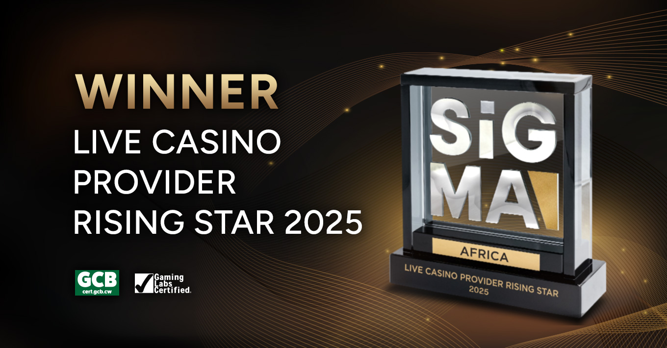 SiGMA Africa Awards 2025 တွင် "Live Casino Provider Rising Star"